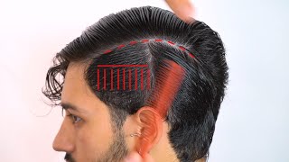 Tutorial Corso taglio uomo Step by step Andrew Barbershop  Italian Haircut [upl. by Orimlede]