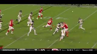 Travis Kelce LATERAL to Samaje Perine Sets Up Fourth Down Conversion  Chiefs vs Saints MNF [upl. by Schrick]