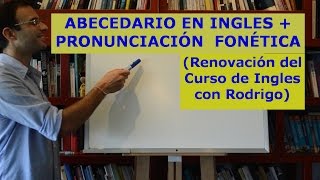 Aprender ingles 1 Abecedario en ingles  Pronunciacion ingles [upl. by Ennoryt609]