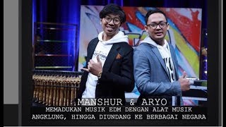 Manshur amp Aryo Memadukan Musik EDM dengan Angklung  HITAM PUTIH 300119 Part 6 [upl. by Farver414]