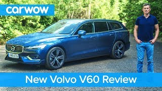 Volvo V60 2019 indepth review  carwow [upl. by Nireves]