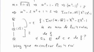 Cómo ver si cierta extensión es de Galois [upl. by Cheyney141]