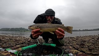 light spinning for perch pike and trout with handhome made lures in Ireland season 2024 video 11 [upl. by Reifinnej648]