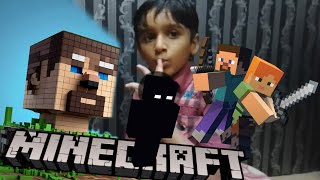 Trying to convince My Dad to play Minecraft Vlog [upl. by Keyes]