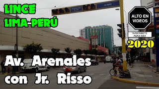 AV ARENALES CON JR RISSO LINCE Lima Perú 2020 [upl. by Ihtak]