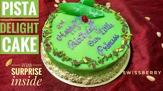 Pista CakePista Delight CakeYummy amp Beautiful Cake [upl. by Willett]