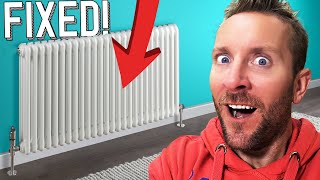 How to Fix One Radiator Not Working  Plumbing Tips [upl. by Ellehcil]