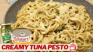 Super Creamy Tuna Pesto Pasta [upl. by Nodroj]