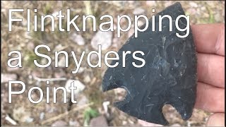 Flintknapping a Snyders Point and the Middle Woodland Period in the Lower Illinois River Valley [upl. by Jacquetta240]