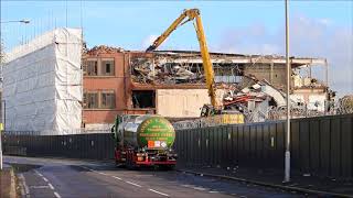 Ford Dagenham stamping and body plant Demolition part 17 [upl. by Ecar]