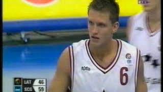 Eurobasket 2005 SrbijaCGLetonija 2 [upl. by Haseefan]