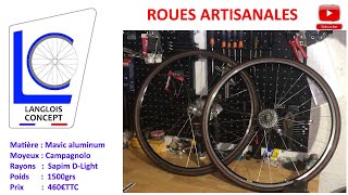 Roues artisanales légères et compétitive [upl. by Eidassac]