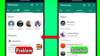 WhatsApp Status UI Change ProblemWhatsApp New Status Style ProblemWhatsApp Status Update [upl. by Koal]