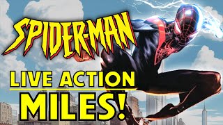 Miles Morales LIVE ACTION Update Sonys NEW Spider man Sony SpiderVerse News [upl. by Mabel]