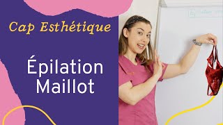 CAP Esthétique 2021  protocole pour lépilation du maillot [upl. by Schouten]