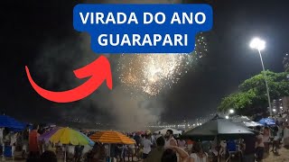 Virada do Ano em Guarapari com chuva  Reveillon [upl. by Martres]