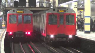 London Underground District Line Aldgate East Station [upl. by Sonitnatsnoc836]