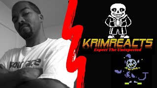 Sans Vs Jevil Rap Battle REACTION  KrimReacts 376 [upl. by Codding]