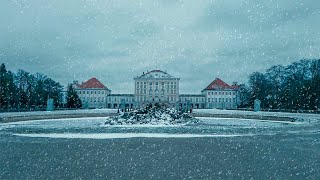 Nymphenburg Palace Winter Munich 2021  4K Walking Tour [upl. by Ronnoc786]