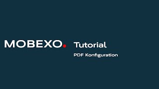 Tutorial PDF Konfiguration [upl. by Jehoash]