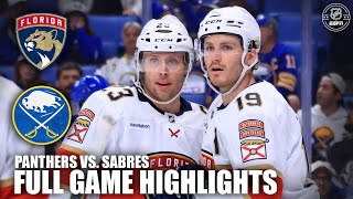 Florida Panthers vs Buffalo Sabres  Full Game Highlights  ESPN NHL [upl. by Ku]