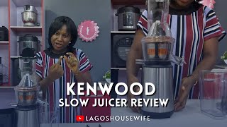 KENWOOD Slow Juicer Review  Accent Collection Gadget Tuesday [upl. by Erised]