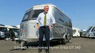 2019 Model Hymer Eriba 540 GTI touring caravan review [upl. by Naerb]