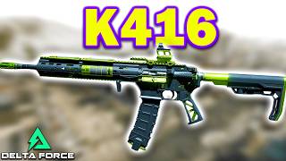 Delta Force Best K416 Loadout Insane TTK [upl. by Alegnave88]