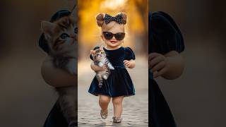 Baby fashion show the clothes are beautiful cute babygirl cutebaby fashion [upl. by Heda733]