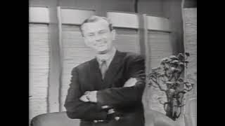 Jack paar returns to the Tonight Show partial Higher quality footage March 7 1960 [upl. by Doloritas]