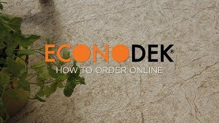 How To Order Econodek™ Waterproof Vinyl Decking [upl. by Assenar864]