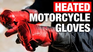 12V Vanguard Heated Motorcycle Gloves  Gerbing Heated Clothing [upl. by Drucilla]