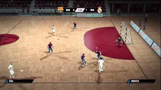 FIFA STREET 4  FUTSAL BARCELONA VS REAL MADRID [upl. by Malachy]