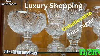 HighEnd Cut Crystal Glass and Ornament Shop A shop for the SUPERRICH  Classy Ornaments [upl. by Mehsah425]