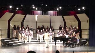 Now is the Month Of Maying  Fossum Middle School 7th Grade Girls Choir  UIL 2017 [upl. by Aitekram611]