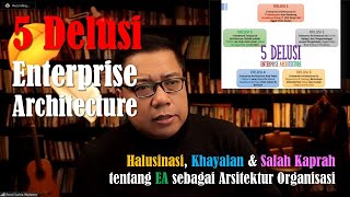 5 Delusi Enterprise Architecture Halusinasi Khayalan amp Salah Kaprah tentang Arsitektur Organisasi [upl. by Llorrad]