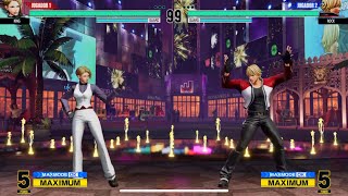 The King Of Fighters XV  King vs Rock Howard KOF15 Hard AI KOFXV [upl. by Sivlek932]