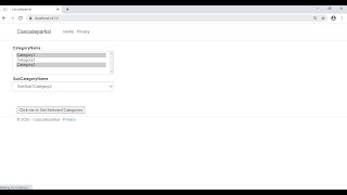 CascadeRetrieve data from multiselect Dropdown list using PartialViews linqlambda Aspnetcore [upl. by Onibag]