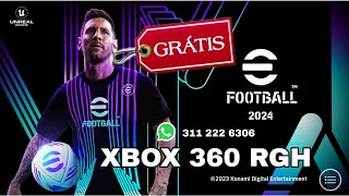 Cara Update Game Bola Pes 2024 Xbox 360 RGH [upl. by Attelahs]