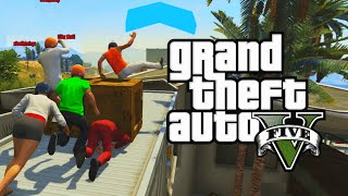 MUCH PEOPLE VERY PARKOUR GTA 5 Funny Moments [upl. by Dareg]