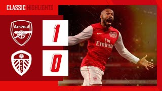 Thierry Henry scores on his return  Arsenal 10 Leeds  Arsenal Classic Highlights  Jan 9 2012 [upl. by Lark]