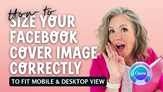 How to size your Facebook group cover image correctly to fit mobile and desktop view [upl. by Ewold222]