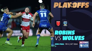 Extended Highlights  Hull KR v Warrington Wolves  2024 Betfred Super League  SemiFinal 1 [upl. by Atinram]