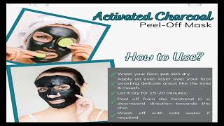 charcoal face mask cream  peel off mask  properties uses sideeffects [upl. by Duwe19]