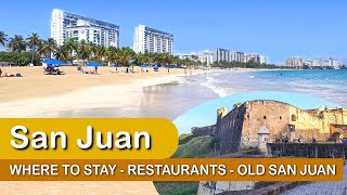 San Juan Puerto Rico Travel Guide  Accommodation Beaches Restaurants Old San Juan amp El Yunque [upl. by Einnel]