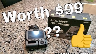 Toguard Dual 1080P Dash Cam  2 minute review ⭐⭐⭐⭐ [upl. by Eneladgam]