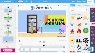 Powtoon Animation Tutorial  How to Create Animation in Powtoon  Make Cartoon [upl. by Mordy939]