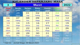 Cara Membuat Kalender Excel [upl. by Annaicul]