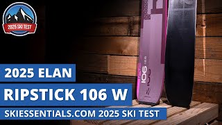 2025 Elan Ripstick 106 W  SkiEssentialscom Ski Test [upl. by Trudey]