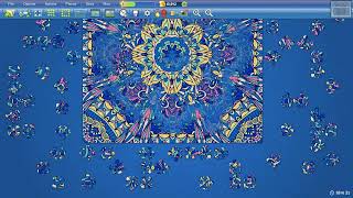 Blue Mandala in 30min49s [upl. by Osnola187]